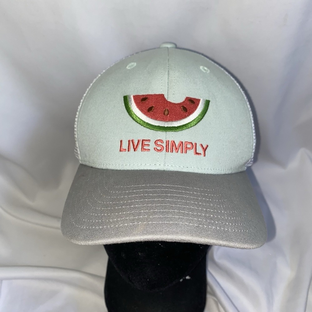 Patagonia Live Simply Watermelon Embroidered Trucker‎ Hat Youth Size Snapback